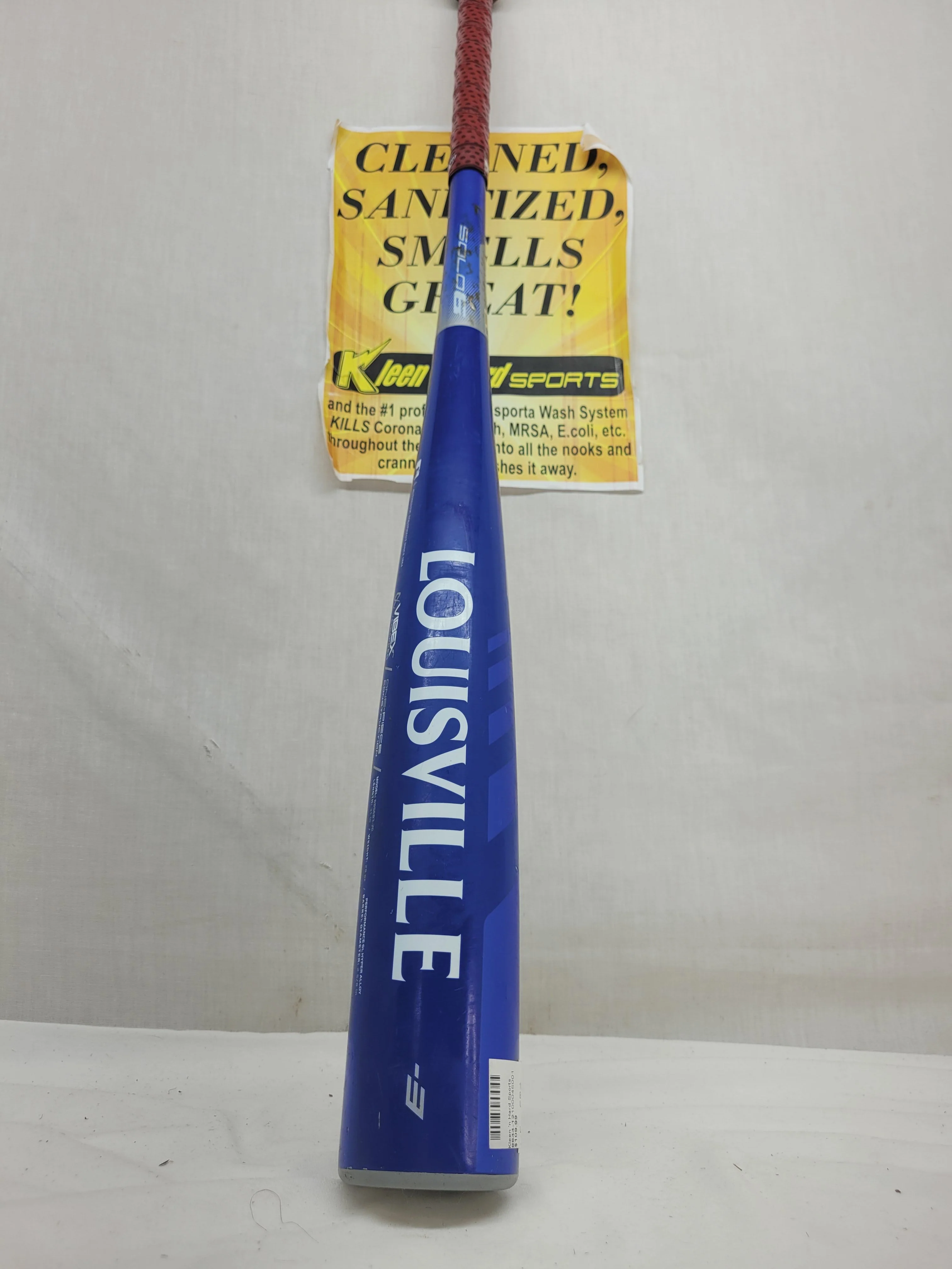Used Louisville Solo Bat Length-Wgt 31" - 28 oz. (-3) Alloy BBCOR Blue Bat - Image 2