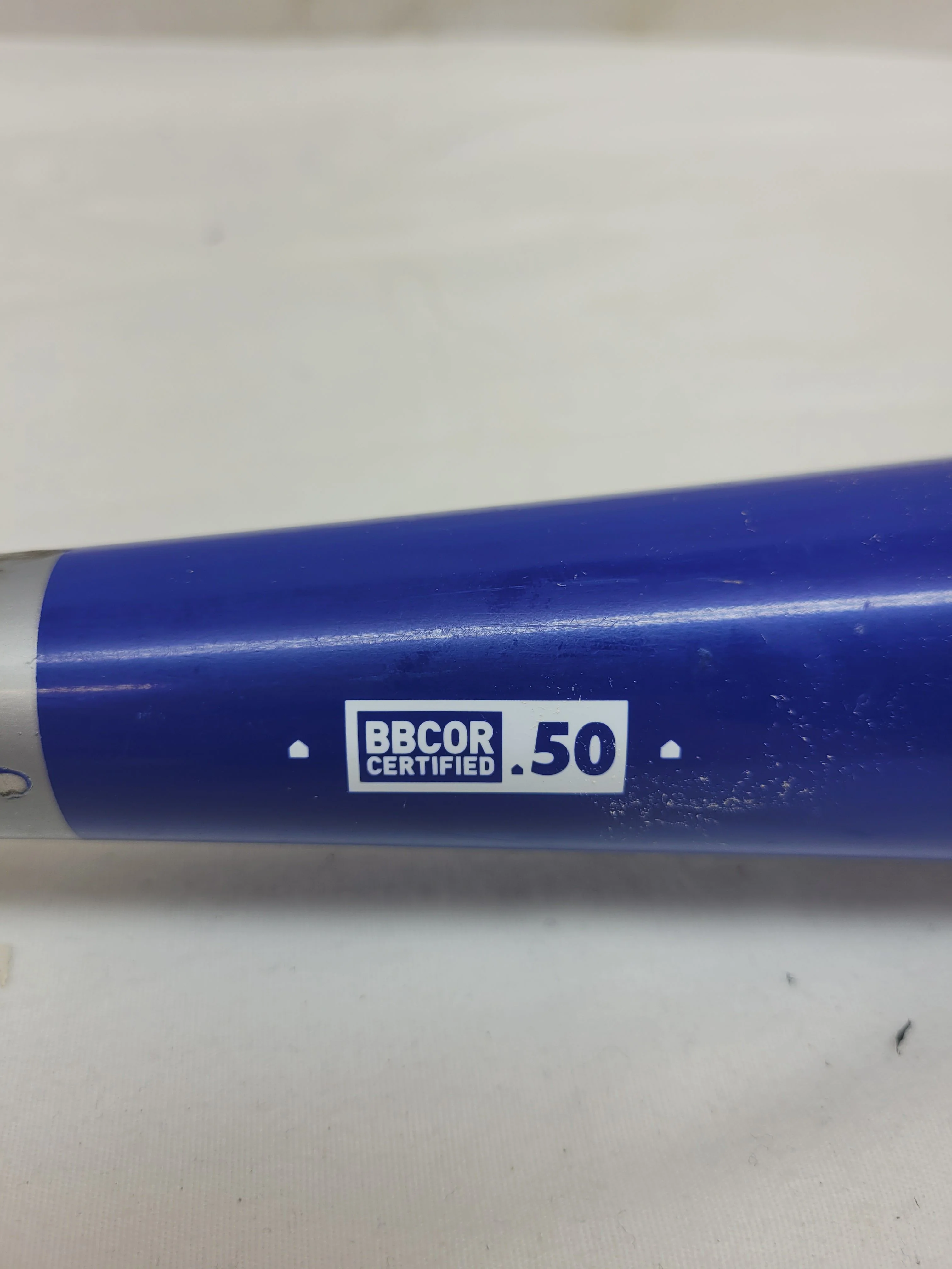 Used Louisville Solo Bat Length-Wgt 31" - 28 oz. (-3) Alloy BBCOR Blue Bat - Image 3