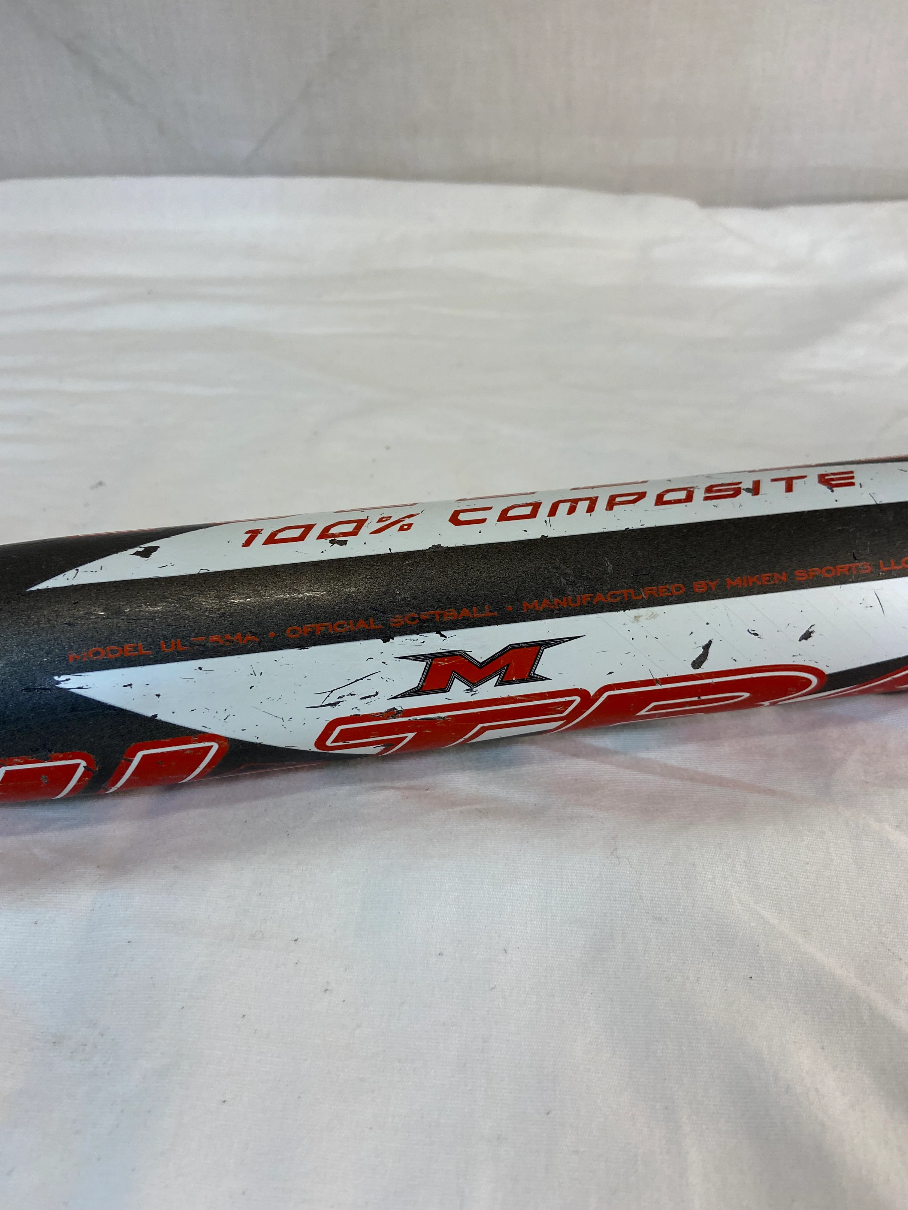 Used Miken ULTRA 750X Bat Length-Wgt 34" 27 Slow Pitch Multi-Stamp Bat - Image 3