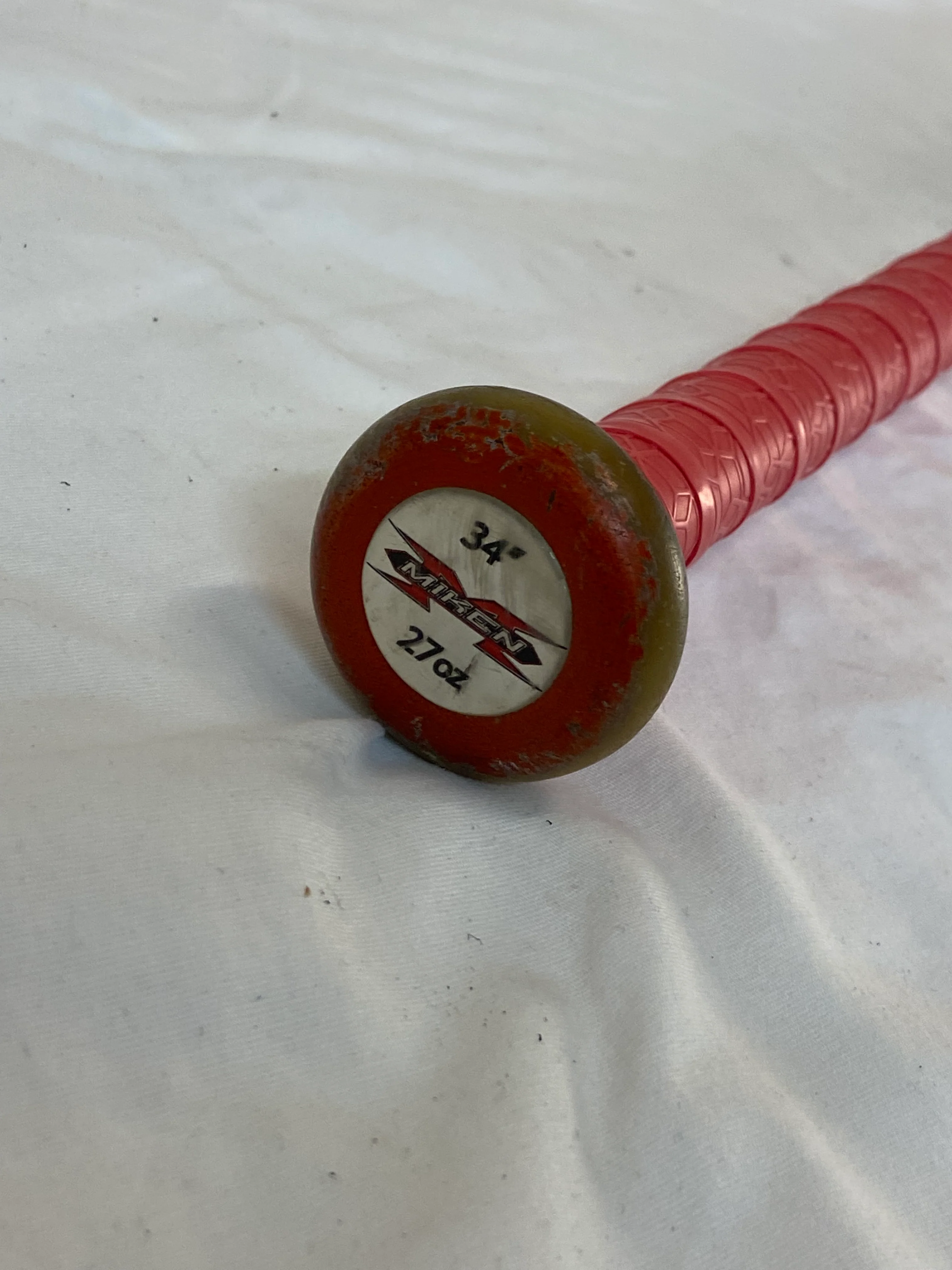 Used Miken ULTRA 750X Bat Length-Wgt 34" 27 Slow Pitch Multi-Stamp Bat - Image 5