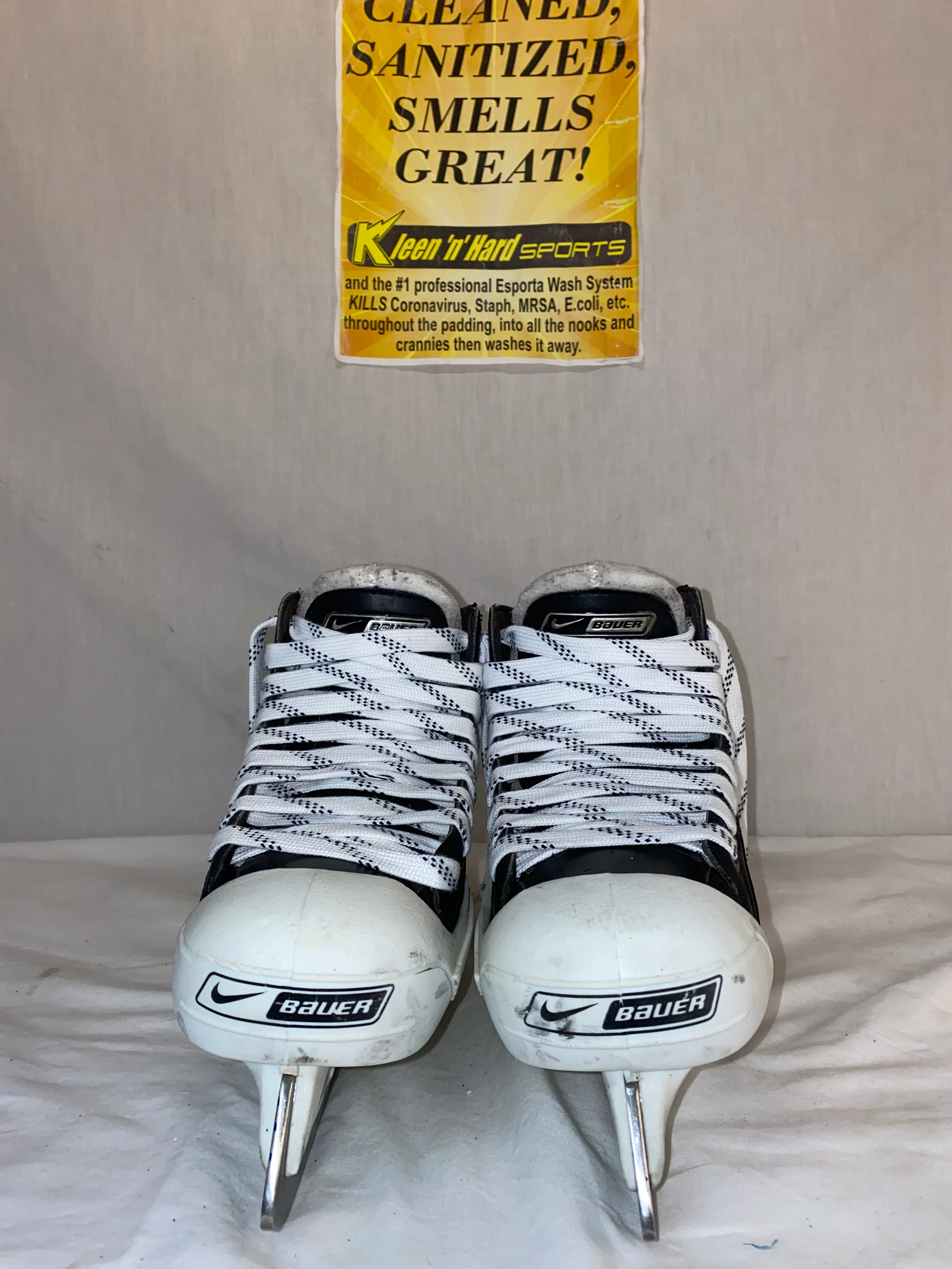 Used Nike Bauer Supreme One95 Size 4 D Ice Hockey Goalie Skates - Image 7
