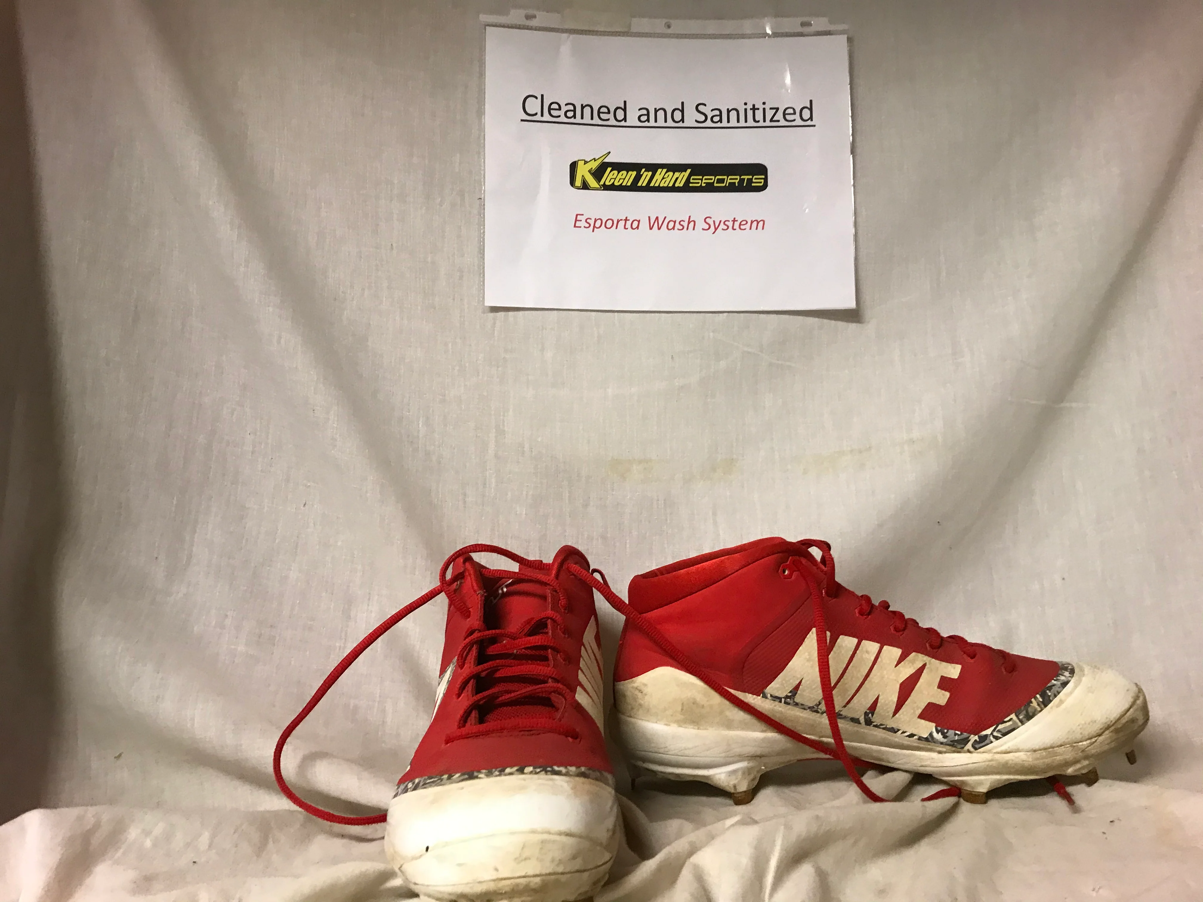 Used Nike Red Size 13 856 Baseball Cleats - Image 3