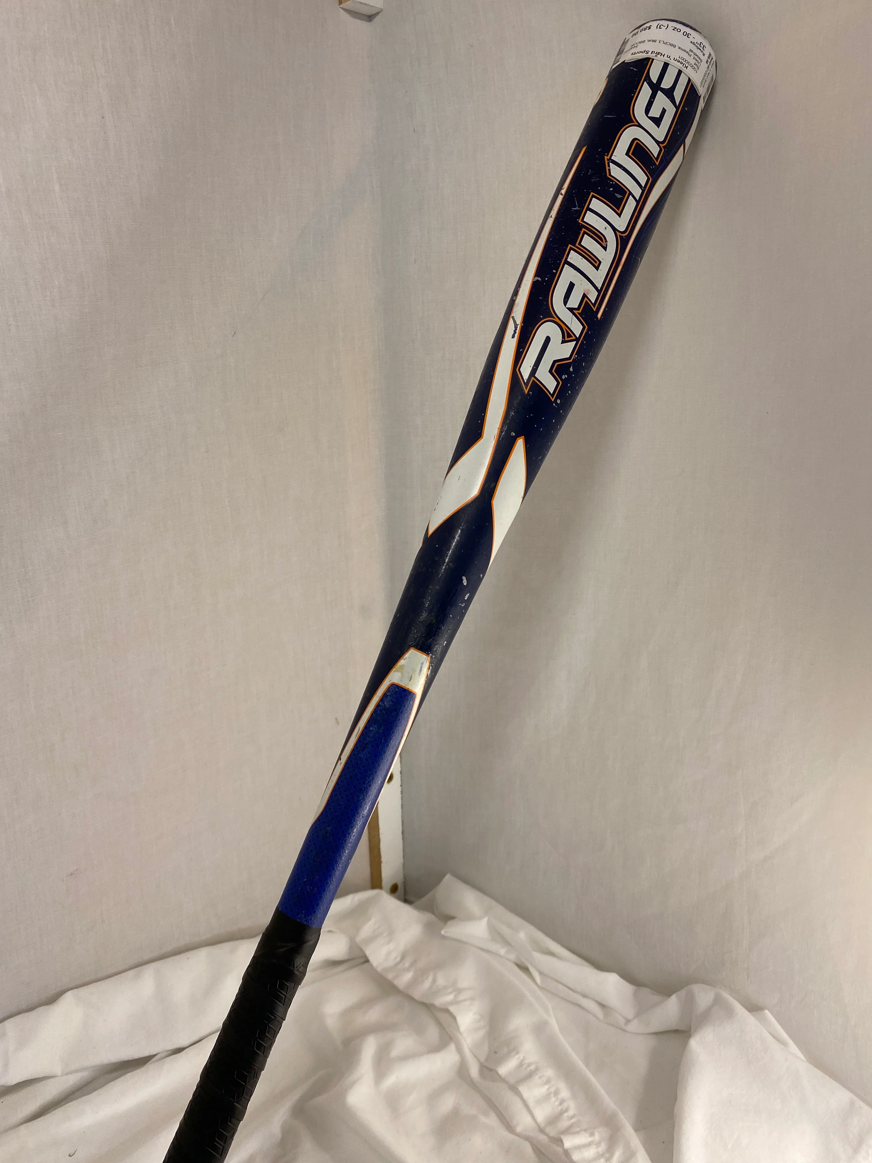 Used Rawlings Plasma BBCPL3 Blue L - W 33" - 30 oz. (-3) BBCOR Baseball Bat - Image 4