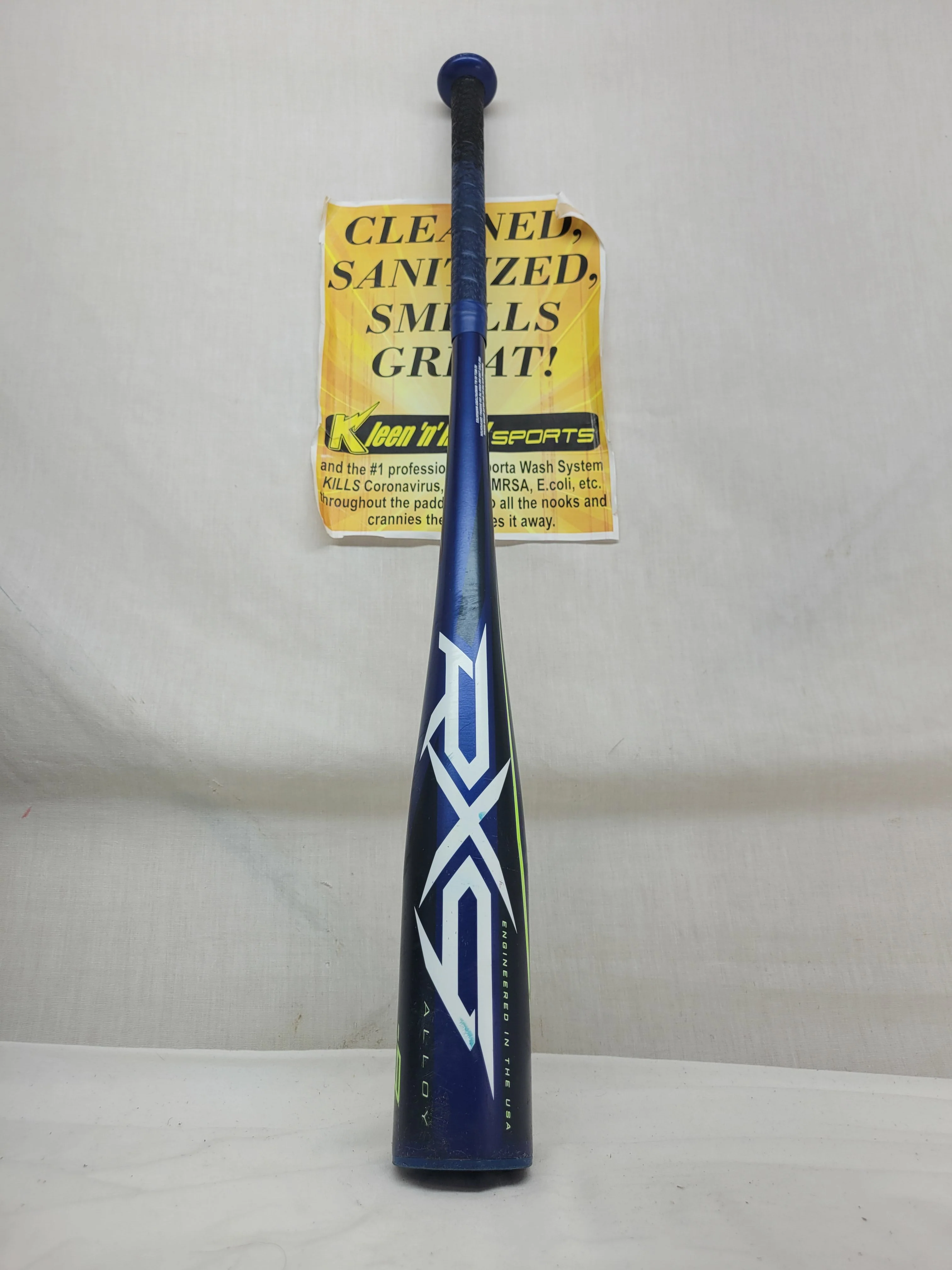 Used Rawlings RX9 Bat Length-Wgt 29" - 20 oz. (-9) Alloy USA Blue Baseball Bat