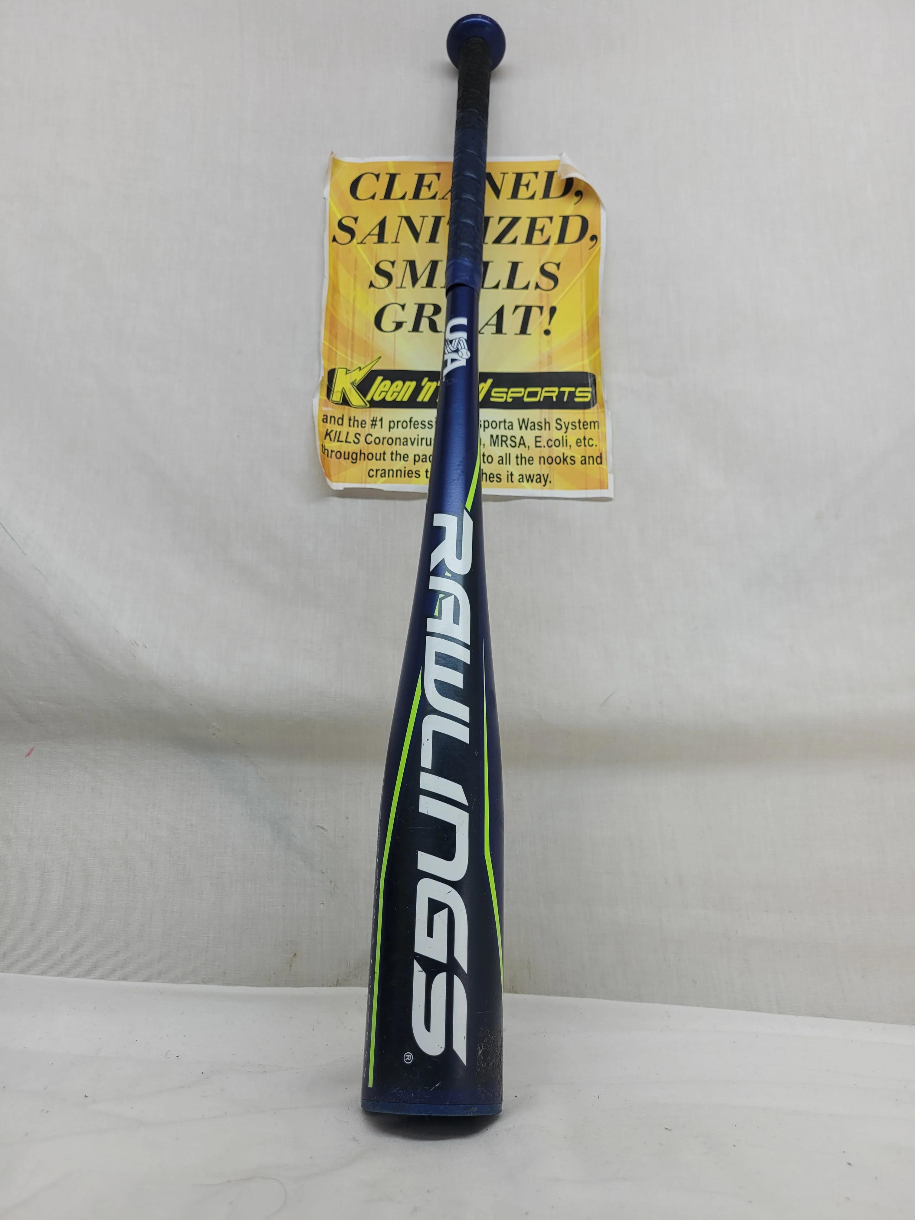 Used Rawlings RX9 Bat Length-Wgt 29" - 20 oz. (-9) Alloy USA Blue Baseball Bat - Image 2