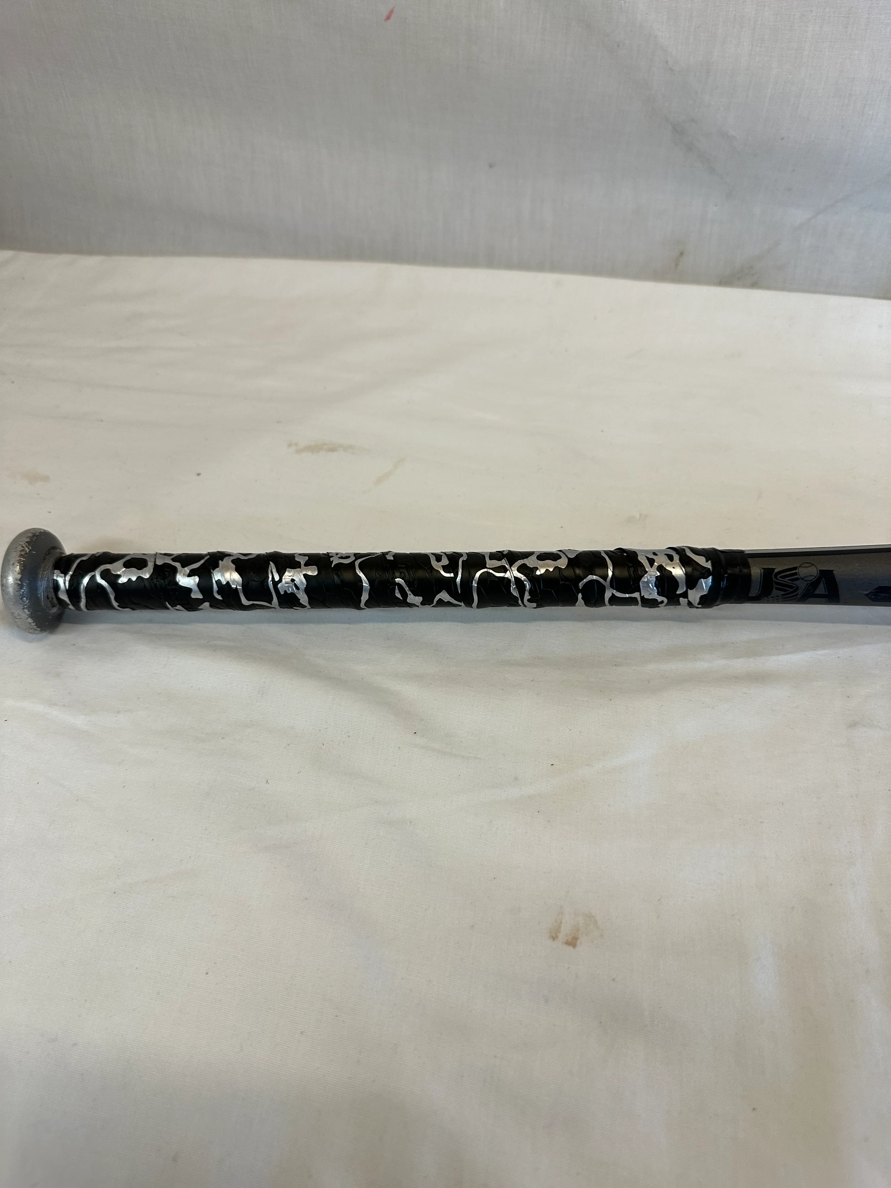 Used Rawlings Velo L - W 30" - 20 oz. (-10) Hybrid USA Grey Baseball Bat - Image 5