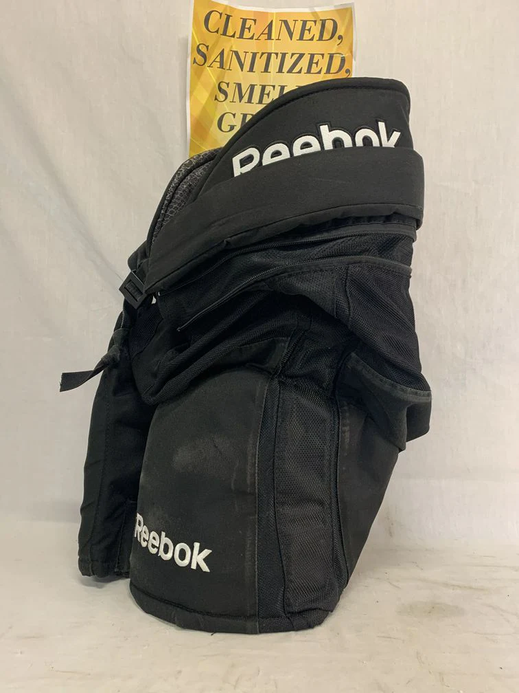 Used Reebok 18K Size Jr L Black Hockey Pants - Image 3