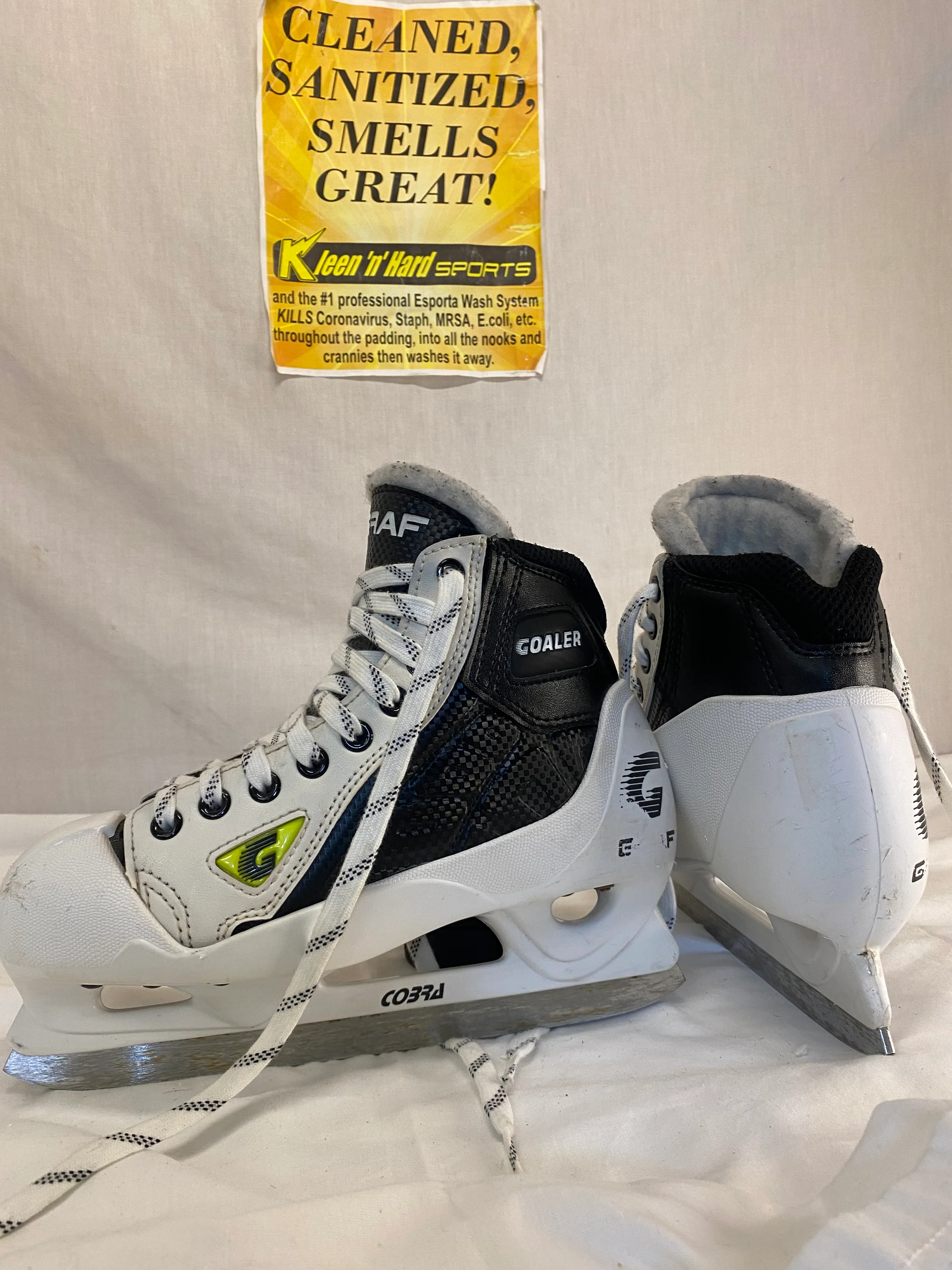 Used Graf Goaler Size 5 D Ice Hockey Goalie Skates - Image 6