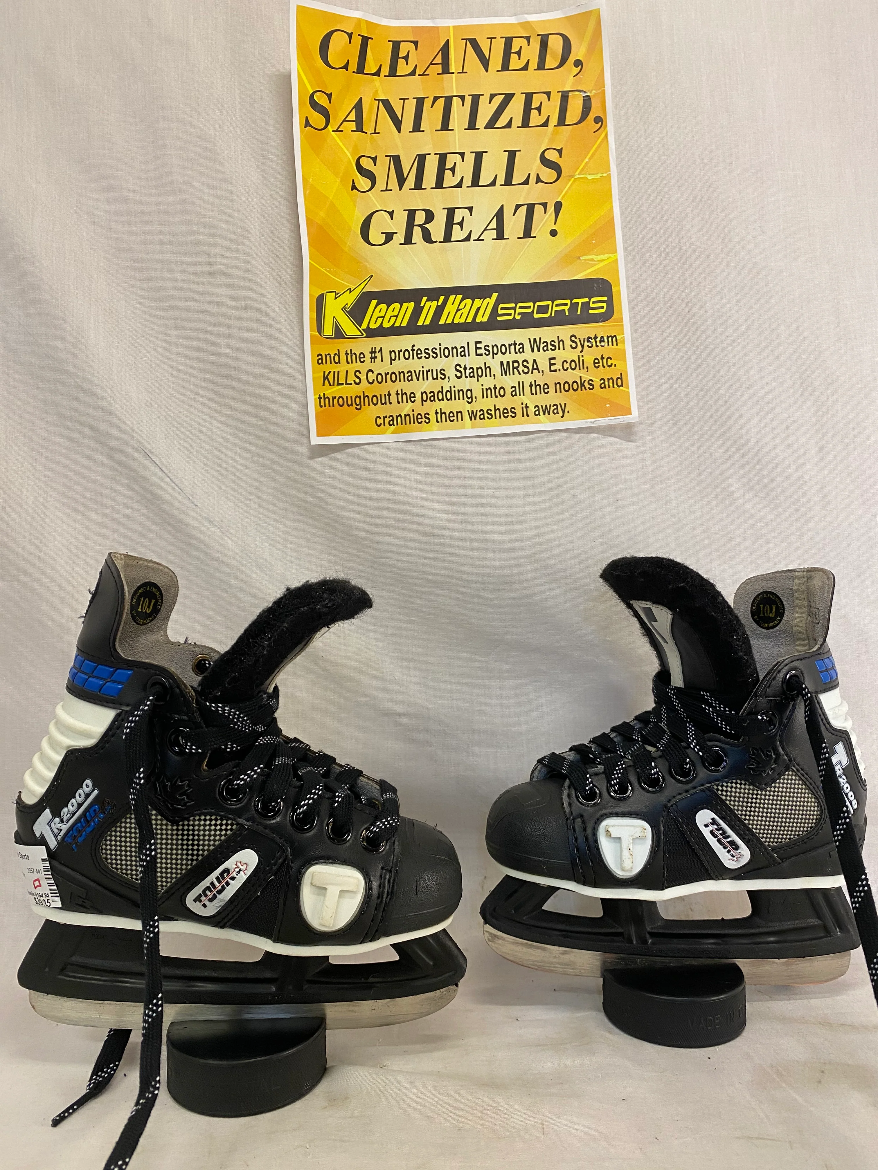 Used Tour TR 2000 Ice Hockey Size Yth 10 Skates