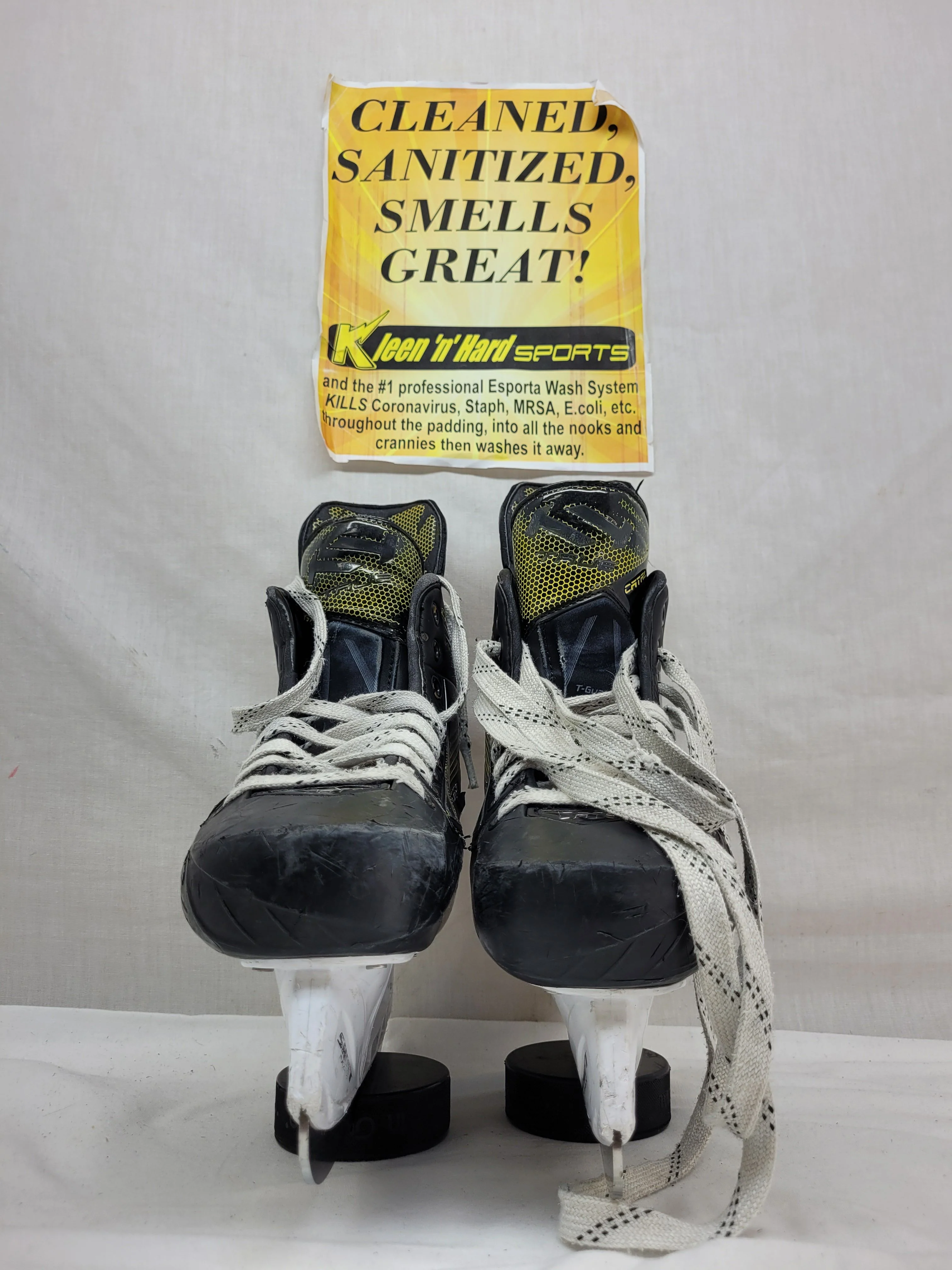 Used True Catalyst 9 Size 6 Wide Ice Hockey Skates - Image 8